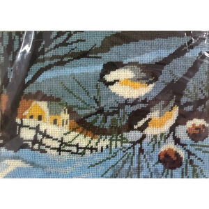 Horizon Needlepoint Kit Winding Road PT 65 Vintage Monarchs Birds HTF Sealed NEW